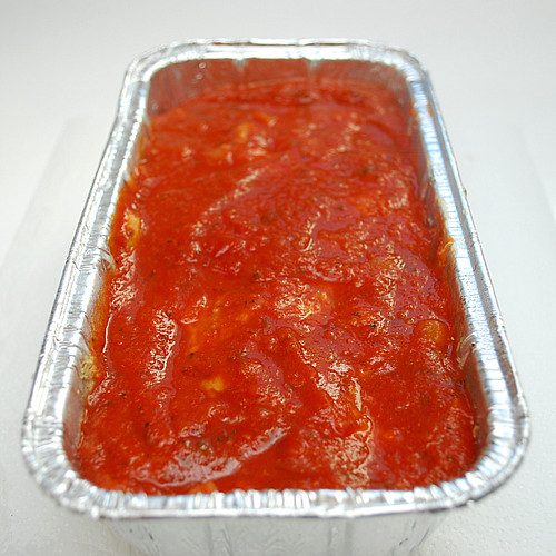 Chicken Meatloaf on a aluminum foil