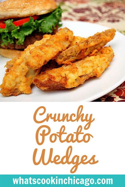 crunchy potato wedges